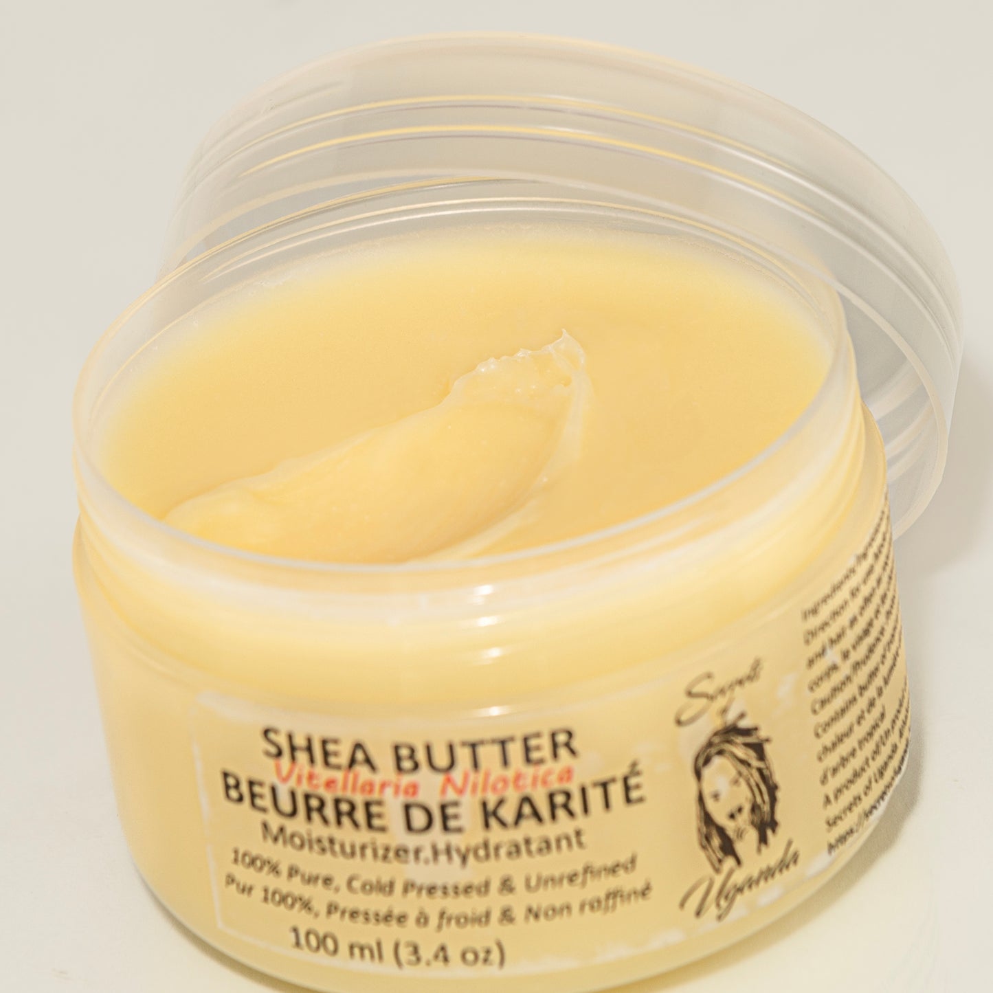 Pure Nilotica Shea Butter, 3.4oz or 100ml
