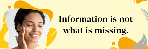 You Already Know What to Do :The Problem Was Never Information.