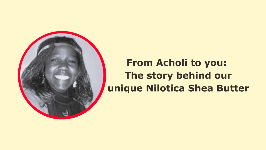 Stella Oyo, founder of Secrets of Uganda - sharing the simple secret of Nilotica Shea Butter from Acholi, Uganda