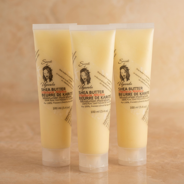 Nilotica Shea Butter for Very Dry & Sensitive Skin | Unscented Pure Moisturizer 100ml