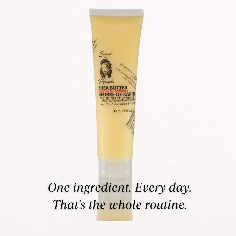Nilotica Shea Butter for Very Dry & Sensitive Skin | Unscented Pure Moisturizer 100ml