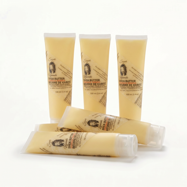 Nilotica Shea Butter for Very Dry & Sensitive Skin | Unscented Pure Moisturizer 100ml