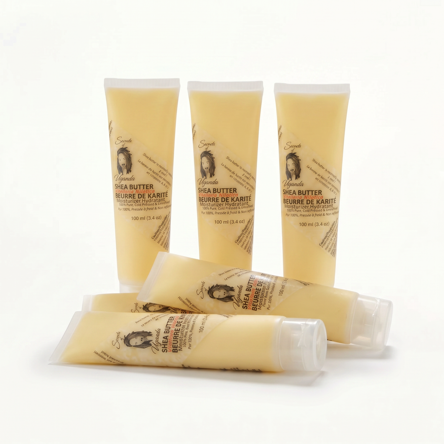 Nilotica Shea Butter for Very Dry & Sensitive Skin | Unscented Pure Moisturizer 100ml
