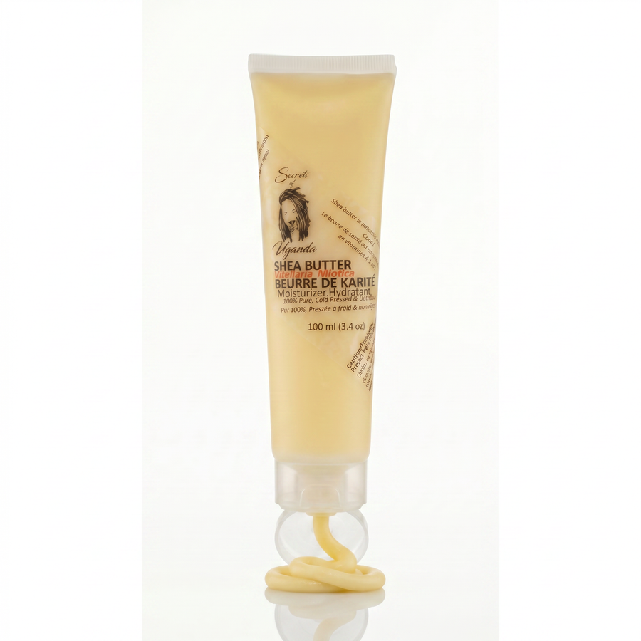 Nilotica Shea Butter for Very Dry & Sensitive Skin | Unscented Pure Moisturizer 100ml