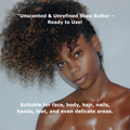 Nilotica Shea Butter for Very Dry & Sensitive Skin | Unscented Pure Moisturizer 100ml