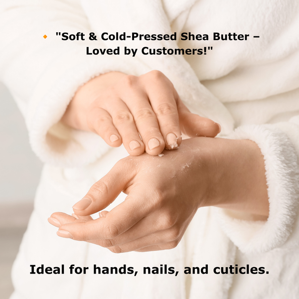 Nilotica Shea Butter for Very Dry & Sensitive Skin | Unscented Pure Moisturizer 100ml