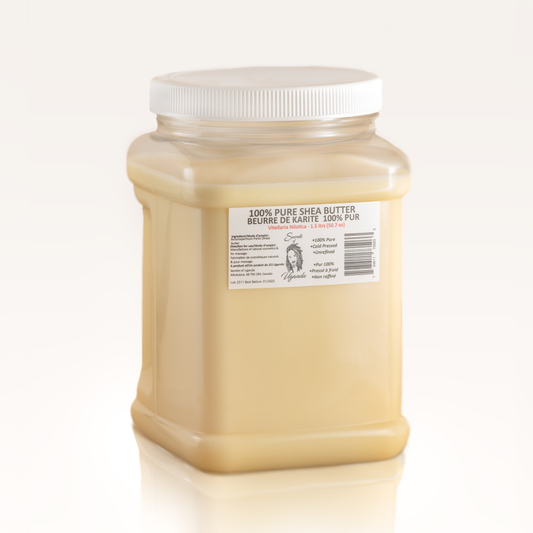 Nilotica Shea Butter Bulk 1.5L | Unrefined DIY & Wholesale Skincare Ingredient (1500ml)