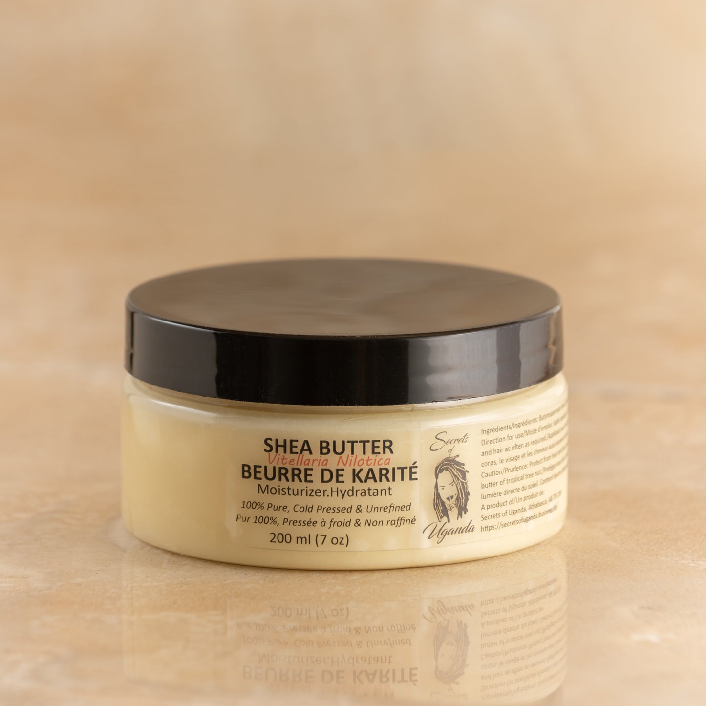 Pure Nilotica Shea Butter, 7 oz or 200ml